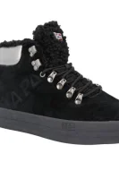 δερμάτινος sneakers dahlia Napapijri μαύρο