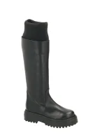 Δερμάτινος μπότες ιππασίας Le Silla μαύρο