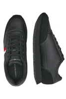 Δερμάτινος sneakers CORE EVA RUNNER CORPORATE LEA Tommy Hilfiger μαύρο