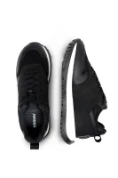 Δερμάτινος sneakers Dsquared2 μαύρο