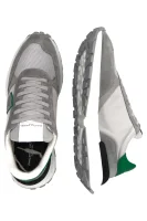 Δερμάτινος sneakers ANTIBES Philippe Model γκρί