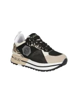 Sneakers MAXI WONDER 40 |με την προσθήκη λινού Liu Jo μαύρο