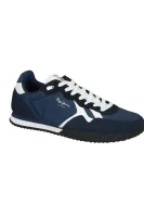 Sneakers HOLLAND SERIE 1 | με την προσθήκη δέρματος Pepe Jeans London ναυτικό μπλε
