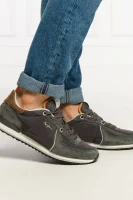 Sneakers TINKER CITY SMART | με την προσθήκη δέρματος Pepe Jeans London γκρί