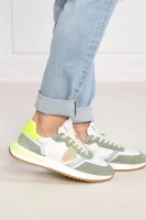Δερμάτινος sneakers Philippe Model πράσινο