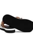 Παντόφλες Allie Braid Slide-MN | με την προσθήκη δέρματος BOSS BLACK μαύρο