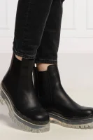 Δερμάτινος μπότες τσέλσι Marc Jacobs μαύρο