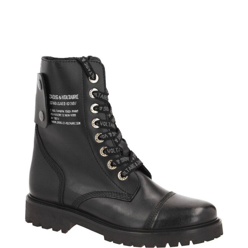 Zadig&Voltaire Δερμάτινος μποτάκια JOE