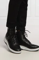 Δερμάτινος sneakers ASHER Michael Kors μαύρο
