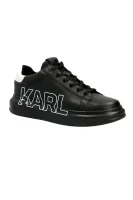 Δερμάτινος sneakers KAPRI Karl Lagerfeld μαύρο