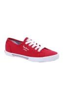 παπούτσια τένις aberlady basic 17 Pepe Jeans London κόκκινο