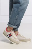 Sneakers | με την προσθήκη δέρματος Tommy Jeans μπεζ