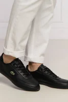 Δερμάτινος sneakers COURT-MASTER Lacoste μαύρο