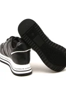 Sneakers | με την προσθήκη δέρματος Patrizia Pepe μαύρο