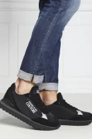 Sneakers | με την προσθήκη δέρματος Versace Jeans Couture μαύρο