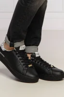 Δερμάτινος sneakers Versace Jeans Couture μαύρο