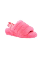 Μάλλινος παπούτσι για το σπίτι Fluff Yeah Slide UGG ροζ