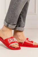παντόφλες Calvin Klein Swimwear κόκκινο