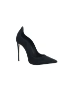 Δερμάτινος ψηλοτάκουνα παπούτσια Le Silla μαύρο