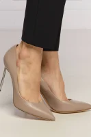 Δερμάτινος ψηλοτάκουνα παπούτσια MINORCA Casadei nude