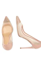 Δερμάτινος ψηλοτάκουνα παπούτσια Elisabetta Franchi ροζ