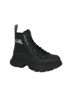 Δερμάτινος μπότες πεζοπορίας LUNA Karl Lagerfeld μαύρο