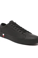 Δερμάτινος sneakers MODERN Tommy Hilfiger μαύρο