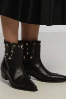 δερμάτινος μπότες καουμπόι texano TWINSET μαύρο