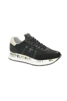 Sneakers CONNY | με την προσθήκη δέρματος Premiata μαύρο