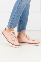 παπούτσια τένις iconic kesha Tommy Hilfiger πουδραρισμένο ροζ