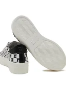 Sneakers | με την προσθήκη δέρματος Elisabetta Franchi άσπρο