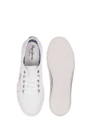 παπούτσια τένις baker Pepe Jeans London άσπρο