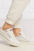 δερμάτινος sneakers alicia Napapijri άσπρο