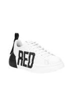 δερμάτινος sneakers Red Valentino άσπρο