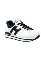 δερμάτινος sneakers h222 allacciato Hogan άσπρο