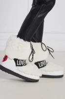 Μποτες χιονιού Love Moschino άσπρο