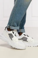 Sneakers | με την προσθήκη δέρματος Versace Jeans Couture άσπρο