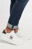 Δερμάτινος sneakers KAPRI Karl Lagerfeld άσπρο