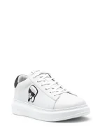 Δερμάτινος sneakers KAPRI Karl Lagerfeld άσπρο