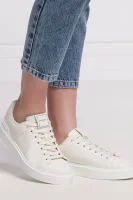 Δερμάτινος sneakers Balmain άσπρο
