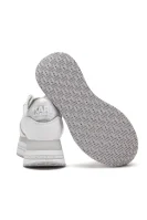 Δερμάτινος sneakers VELOCITA MAX Karl NFT Lo Lace Karl Lagerfeld άσπρο