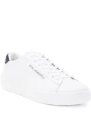 Δερμάτινος sneakers KUPSOLE III Karl Lagerfeld άσπρο