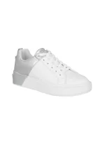 Sneakers HARLIA | με την προσθήκη δέρματος Guess άσπρο