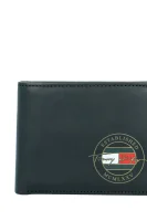 Δερμάτινα πορτοφόλι TH SIGNATURE MINI Tommy Hilfiger μαύρο