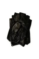 Δερμάτινος γάντια Karl Lagerfeld μαύρο