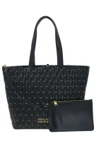 Τσάντα shopper + τσαντάκι Versace Jeans Couture μαύρο