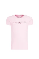 t-shirt essential | regular fit Tommy Hilfiger πουδραρισμένο ροζ