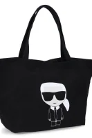 τσάντα shopper k/ikonik Karl Lagerfeld μαύρο