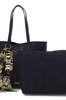 τσάντα shopper + organizer Versace Jeans Couture μαύρο