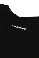 φόρεμα Karl Lagerfeld Kids μαύρο